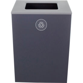 Busch Systems Spectrum Cube XL Recycling Can 32 Gallon Grey 104006