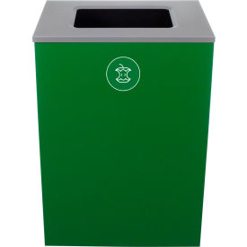 Busch Systems Spectrum Cube XL Recycling Can 32 Gallon Green 104010