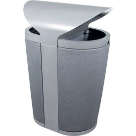 Busch Systems GalDZH Double Recycling Can 56 Gallon Capacity Greystone 105176