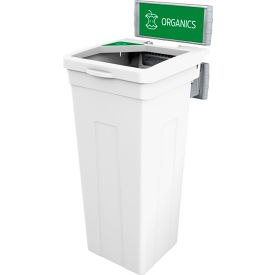 Busch Systems® Rise Single Organics Waste Container W/Signage13-11/16