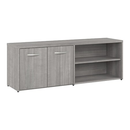 Storage Cabinet, Laminate/Wood, Light Gray MPN:SDS160PG-Z