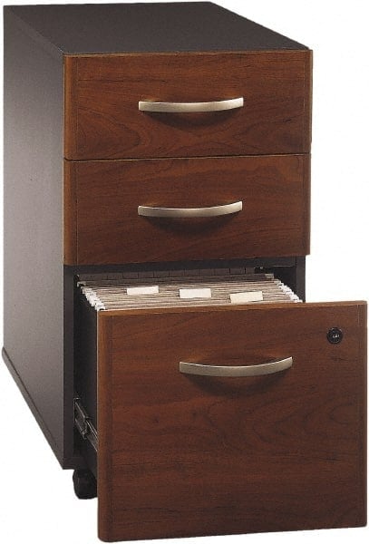 File Cabinets-Pedestal File Cabinet: 3 Drawers, Galaxy & Hansen Cherry MPN:BSHWC24453SU
