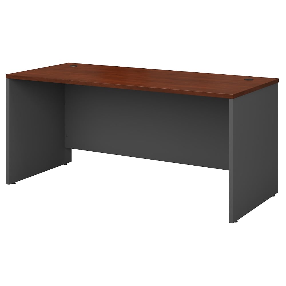 Bush Business Furniture Series C Components Office Desk 66inW x 30inD, Hansen Cherry/Graphite Gray, Standard Delivery MPN:WC24442A