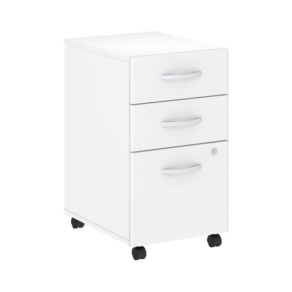Bush Business Furniture Studio C 20-1/4inD Vertical 3-Drawer Mobile File Cabinet, White, Delivery MPN:SCF216WHSU