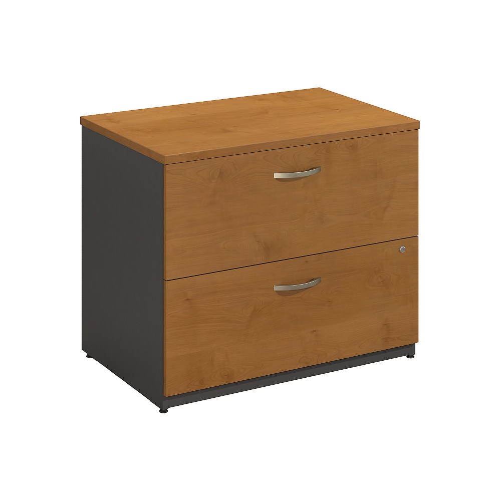 Bush Business Furniture Series C Components 36inW Lateral 2-Drawer File Cabinet, Natural Cherry, Standard Delivery MPN:WC72454ASUIR
