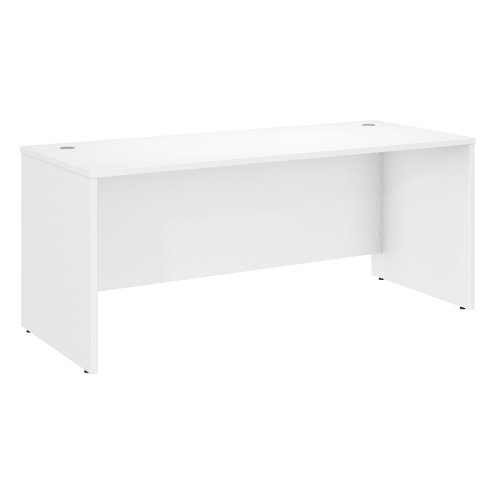 Bush Business Furniture Studio C 72inW Office Computer Desk, White, Standard Delivery MPN:SCD272WH