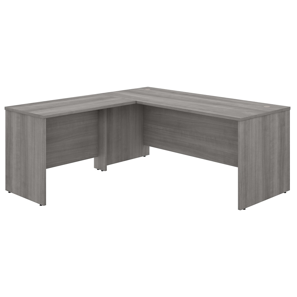 Bush Business Furniture Studio C 72inW L-Shaped Corner Desk With Return, Platinum Gray, Standard Delivery MPN:STC049PG