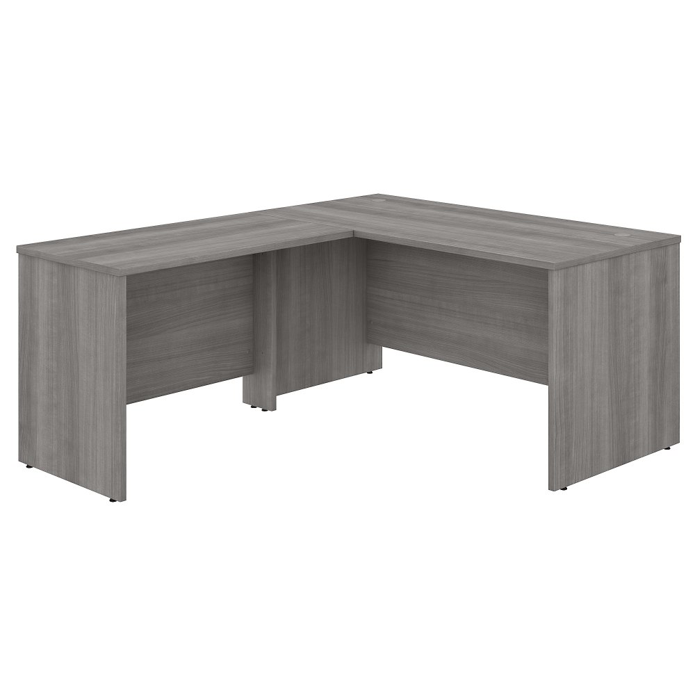 Bush Business Furniture Studio C 60inW L-Shaped Corner Desk With Return, Platinum Gray, Standard Delivery MPN:STC050PG