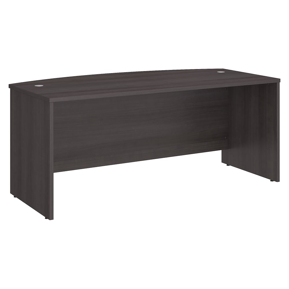 Bush Business Furniture Studio C 72inW Bow-Front Computer Desk, Storm Gray, Standard Delivery MPN:SCD172SG
