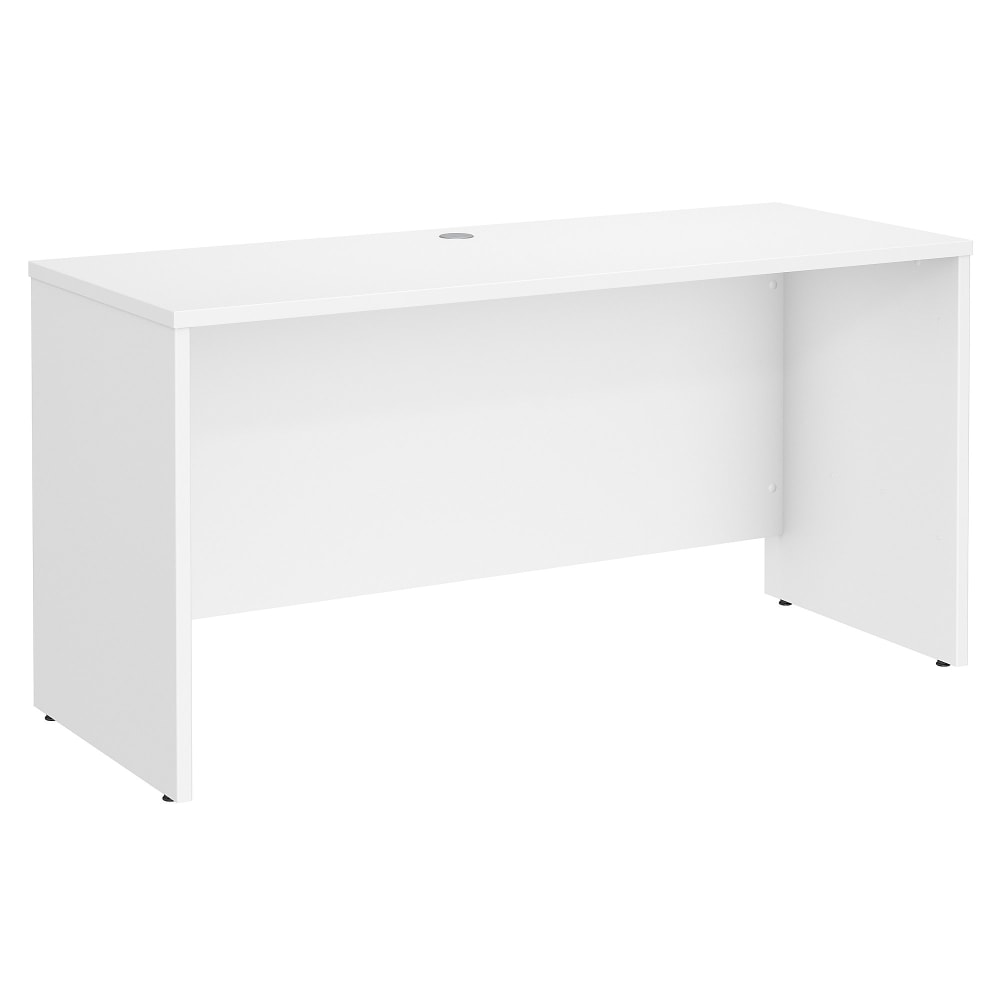 Bush Business Furniture Studio C 60inW Credenza Computer Desk, White, Standard Delivery MPN:SCD360WH