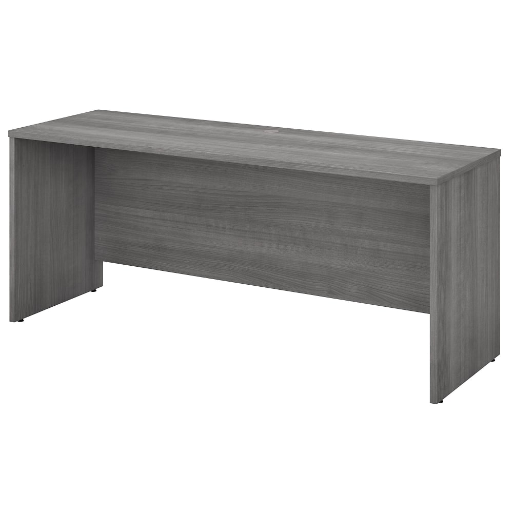 Bush Business Furniture Studio C 72inW Credenza Computer Desk, Platinum Gray, Standard Delivery MPN:SCD372PG
