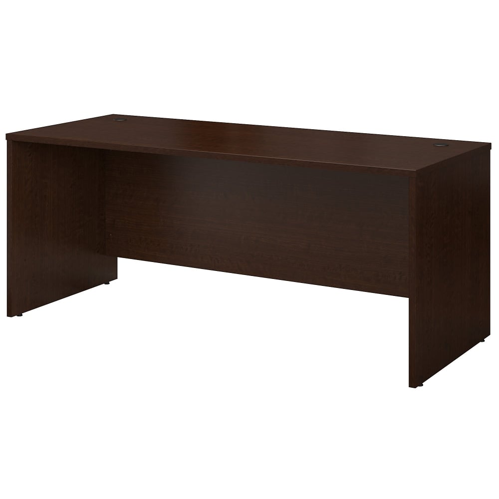Bush Business Furniture Series C Components Office 72inW Computer Desk, Mocha Cherry, Standard Delivery MPN:WC12936