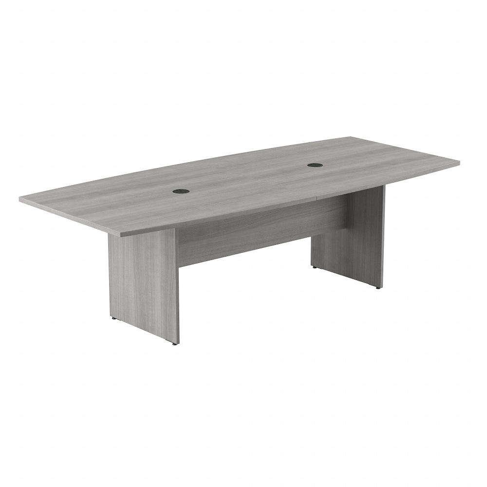 Bush Business Furniture 96-inch Office Conference Table with Wood Base, Platinum Gray, Standard Delivery MPN:99TB9642PGK
