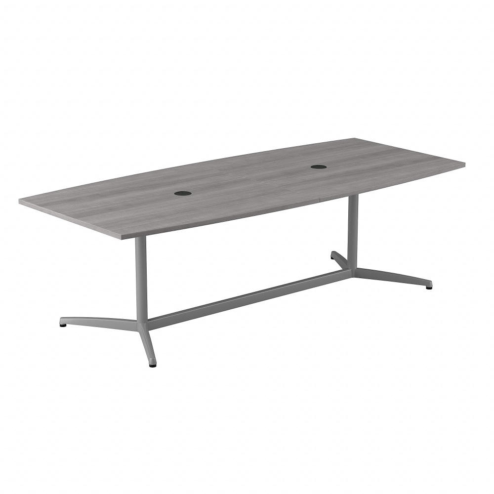 Bush Business Furniture 96-inch Office Conference Table with Metal Base, Platinum Gray, Standard Delivery MPN:99TBM96PGSVK