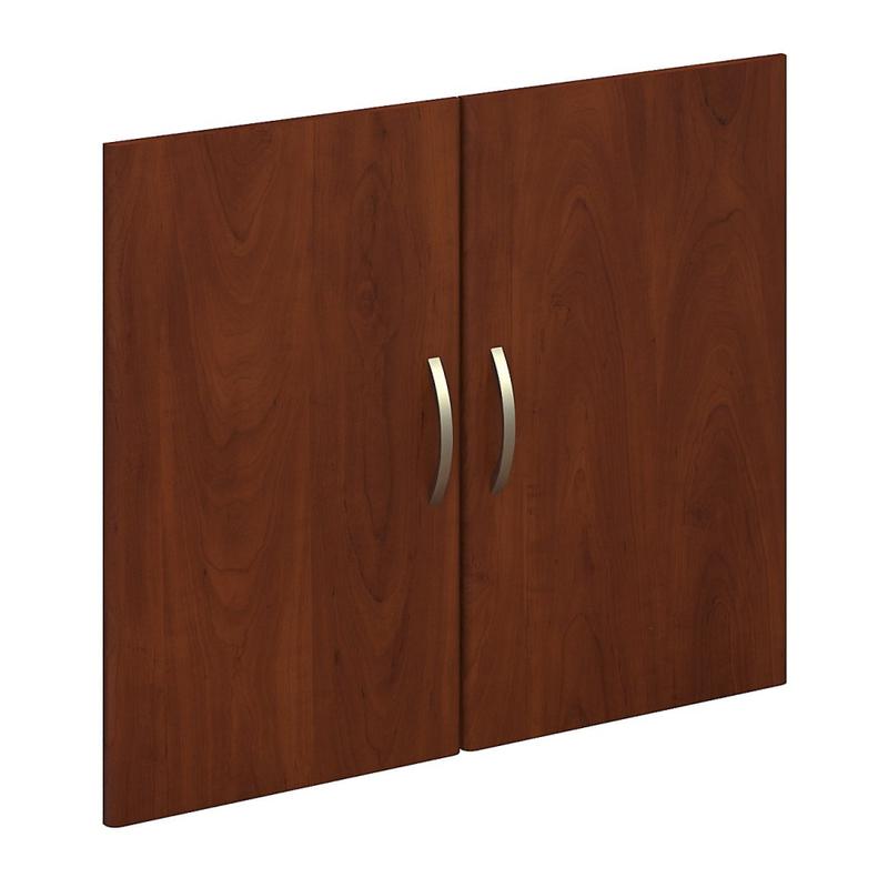 Bush Business Furniture Series C Components Half-Height 2 Door Kit, Hansen Cherry, Standard Delivery MPN:WC24411