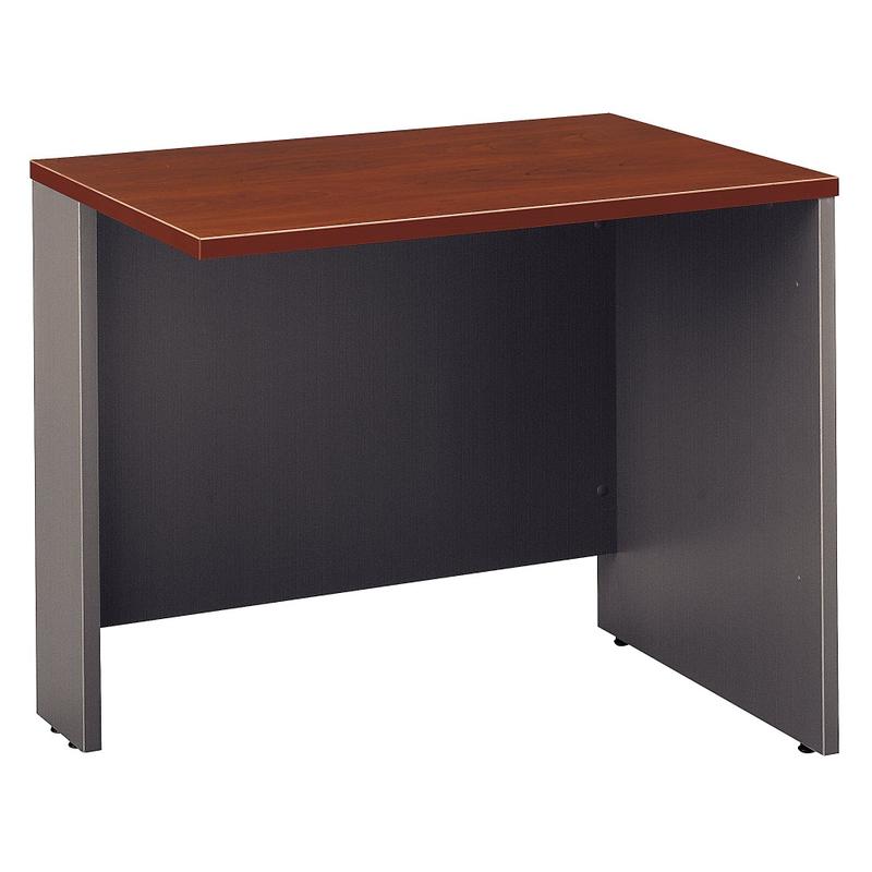 Bush Business Furniture Series C Components Return Bridge, 36inW, Hansen Cherry, Standard Delivery MPN:WC24418