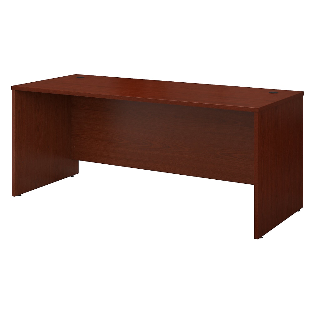 Bush Business Furniture Series C Components Office Desk 72inW x 30inD, Mahogany, Standard Delivery MPN:WC36736