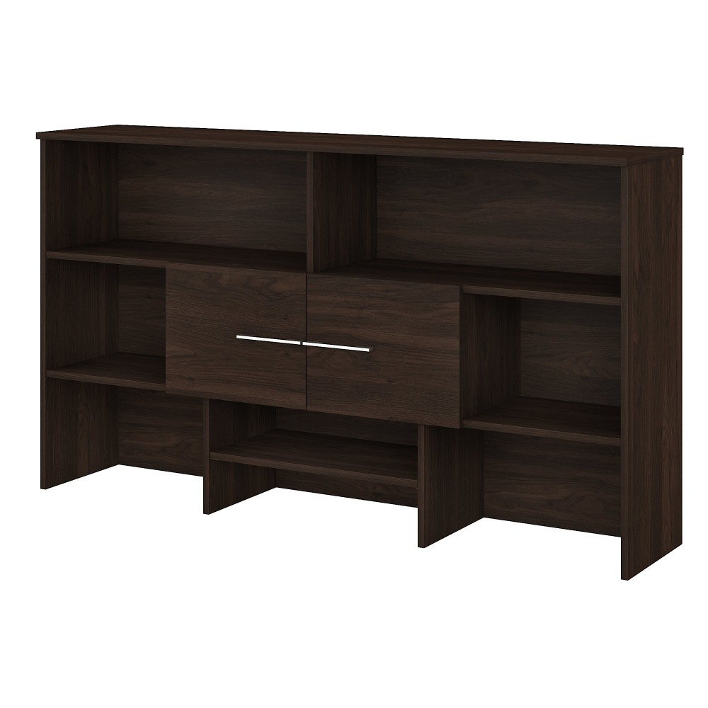 Bush Business Furniture Office 500 72inW Desk Hutch, Black Walnut, Standard Delivery MPN:OFH172BWK