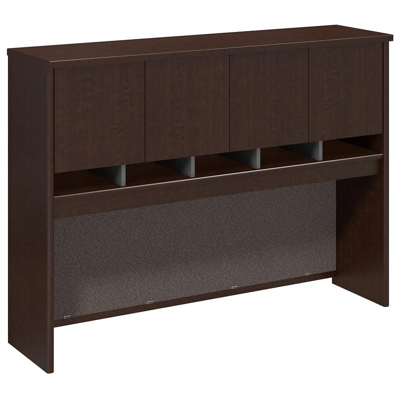 Bush Business Furniture Series C Components Hutch 60inW, Mocha Cherry, Standard Delivery MPN:WC12962K