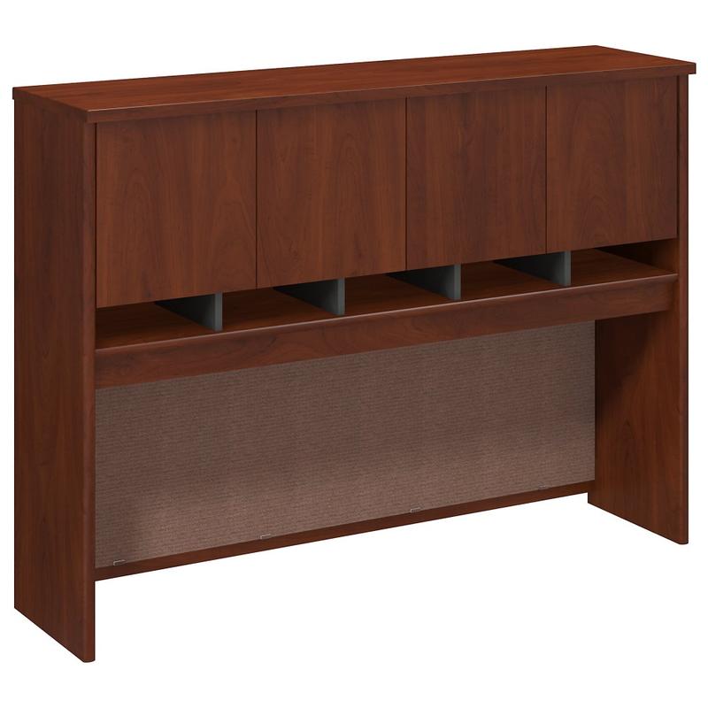 Bush Business Furniture Series C Components Hutch 60inW, Hansen Cherry, Standard Delivery MPN:WC24462K