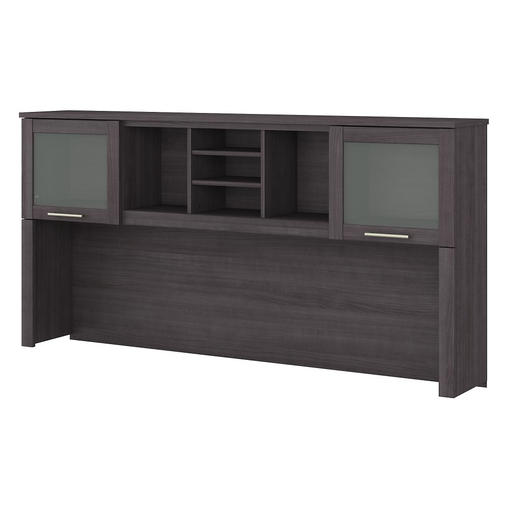 Bush Home Somerset 72inW Hutch For L-Shaped Desk, Storm Gray, Standard Delivery MPN:WC81511