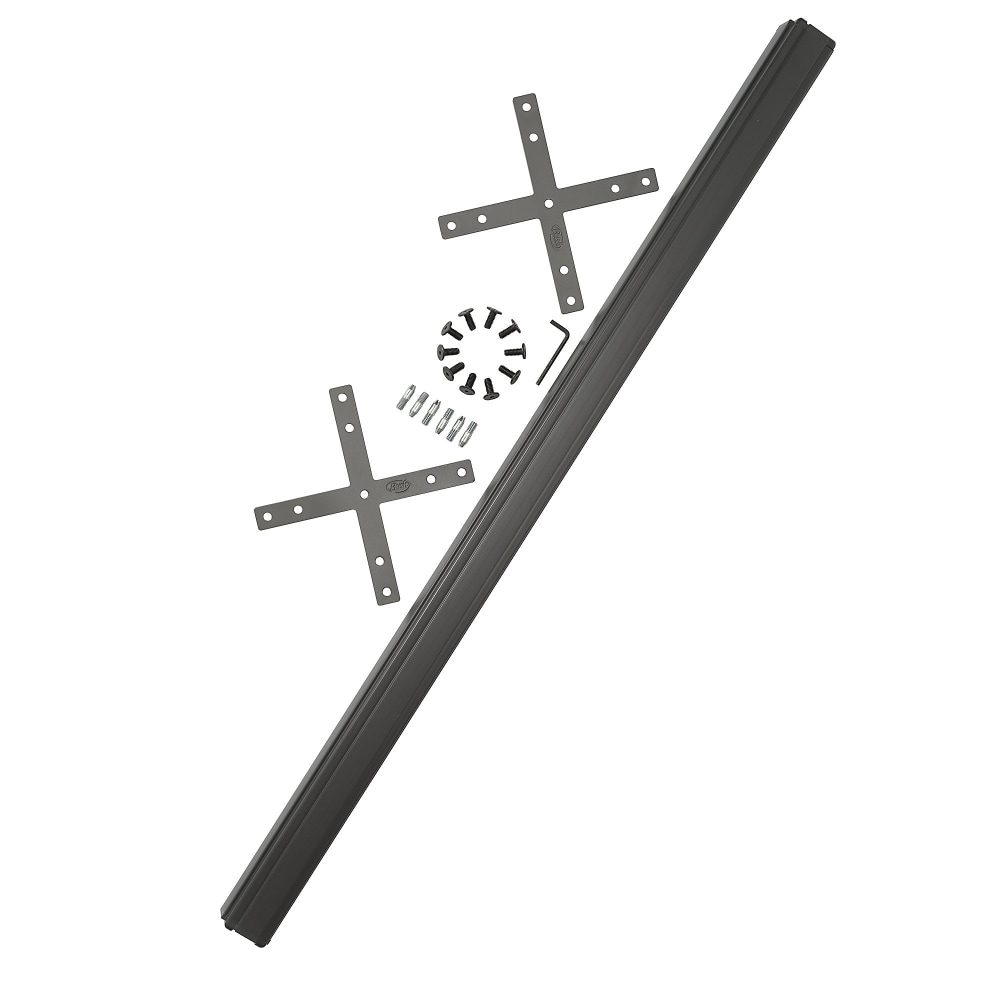 Bush Business Furniture ProPanels X Connector with 66H Post, Light Gray/Slate, Standard Delivery MPN:PP84714-03