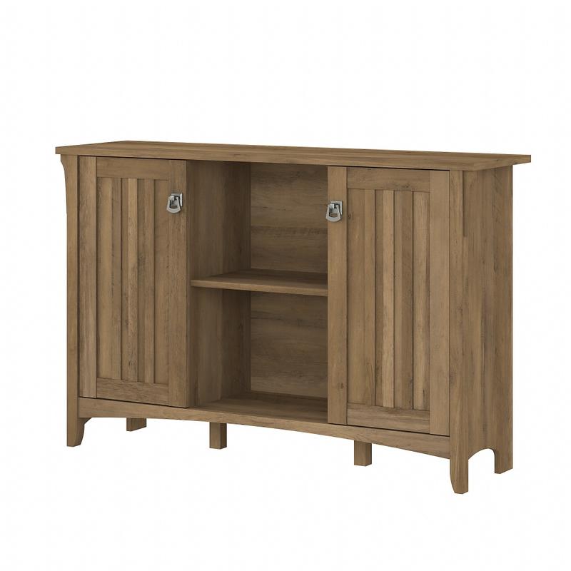 Bush Furniture Salinas Accent Storage Cabinet With Doors, Reclaimed Pine, Standard Delivery MPN:SAS147RCP-03