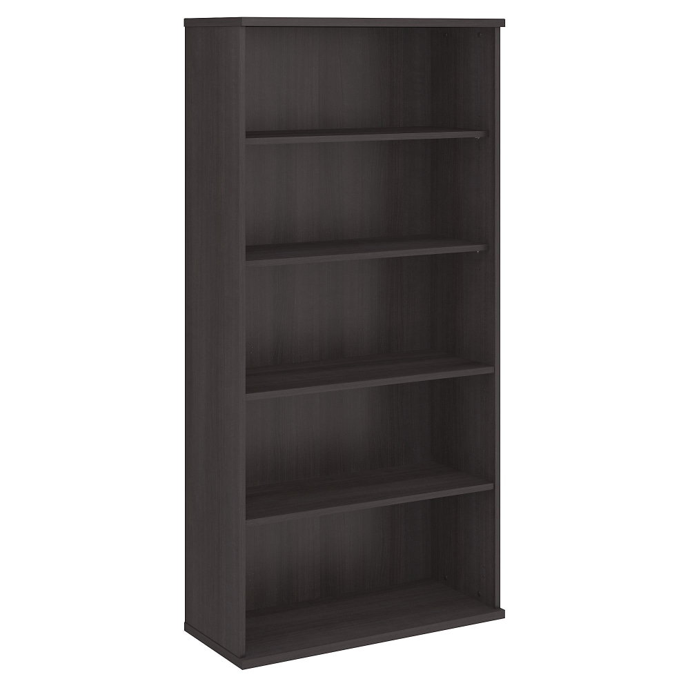Bush Business Furniture Studio C 73inH 5-Shelf Bookcase, Storm Gray, Standard Delivery MPN:SCB136SG