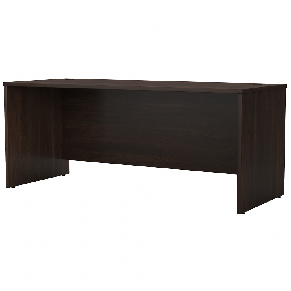 Bush Business Furniture Studio C Office 72inW Computer Desk, Black Walnut, Standard Delivery MPN:SCD272BW