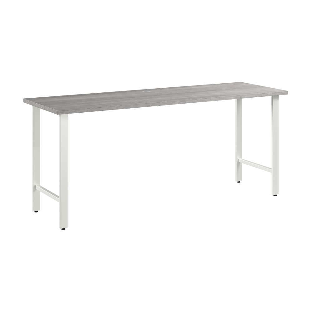 Bush Business Furniture Hustle 72inW Computer Desk With Metal Legs, Platinum Gray, Standard Delivery, HUD172PG MPN:HUD172PG
