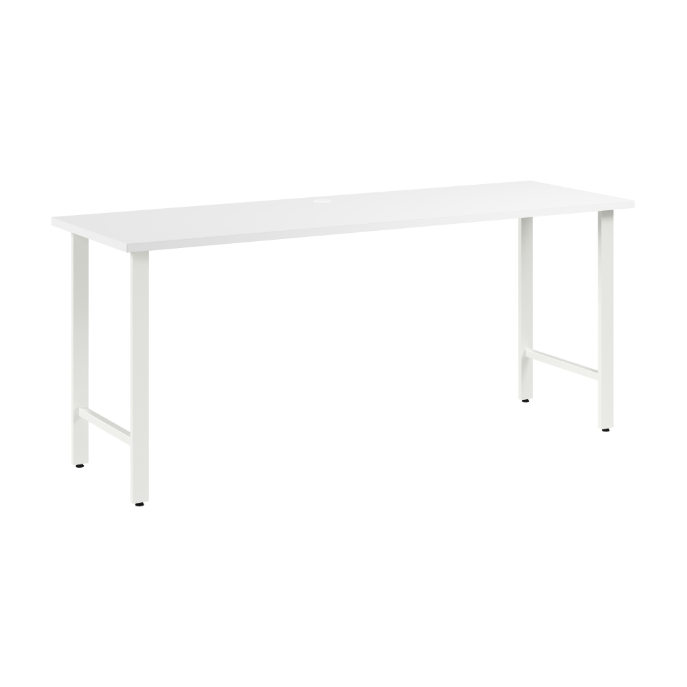 Bush Business Furniture Hustle 72inW Computer Desk With Metal Legs, White, Standard Delivery, HUD172WH MPN:HUD172WH