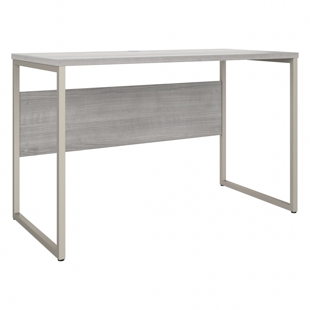 Bush Business Furniture Hybrid 48inW x 24inD Computer Table Desk With Metal Legs, Platinum Gray, Standard Delivery MPN:HYD148PG