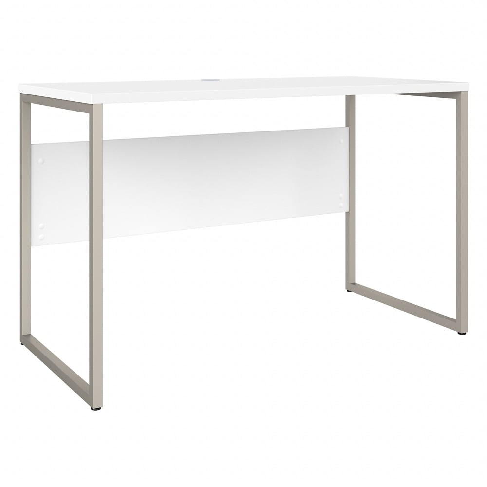 Bush Business Furniture Hybrid 48inW x 24inD Computer Table Desk With Metal Legs, White, Standard Delivery MPN:HYD148WH