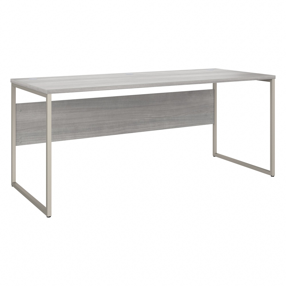 Bush Business Furniture Hybrid 72inW x 30inD Computer Table Desk With Metal Legs, Platinum Gray, Standard Delivery MPN:HYD373PG