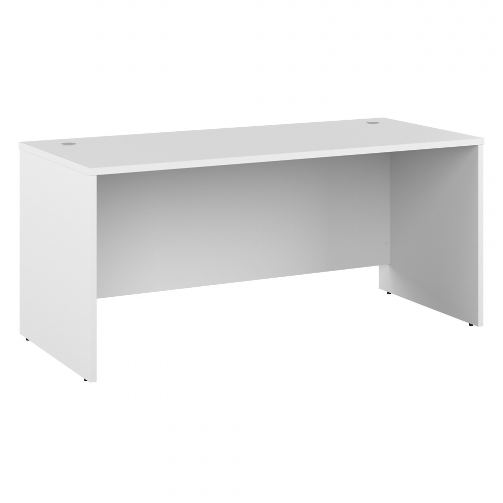 Bush Business Furniture Studio C 66inW Office Computer Desk, White, Standard Delivery MPN:SCD166WH