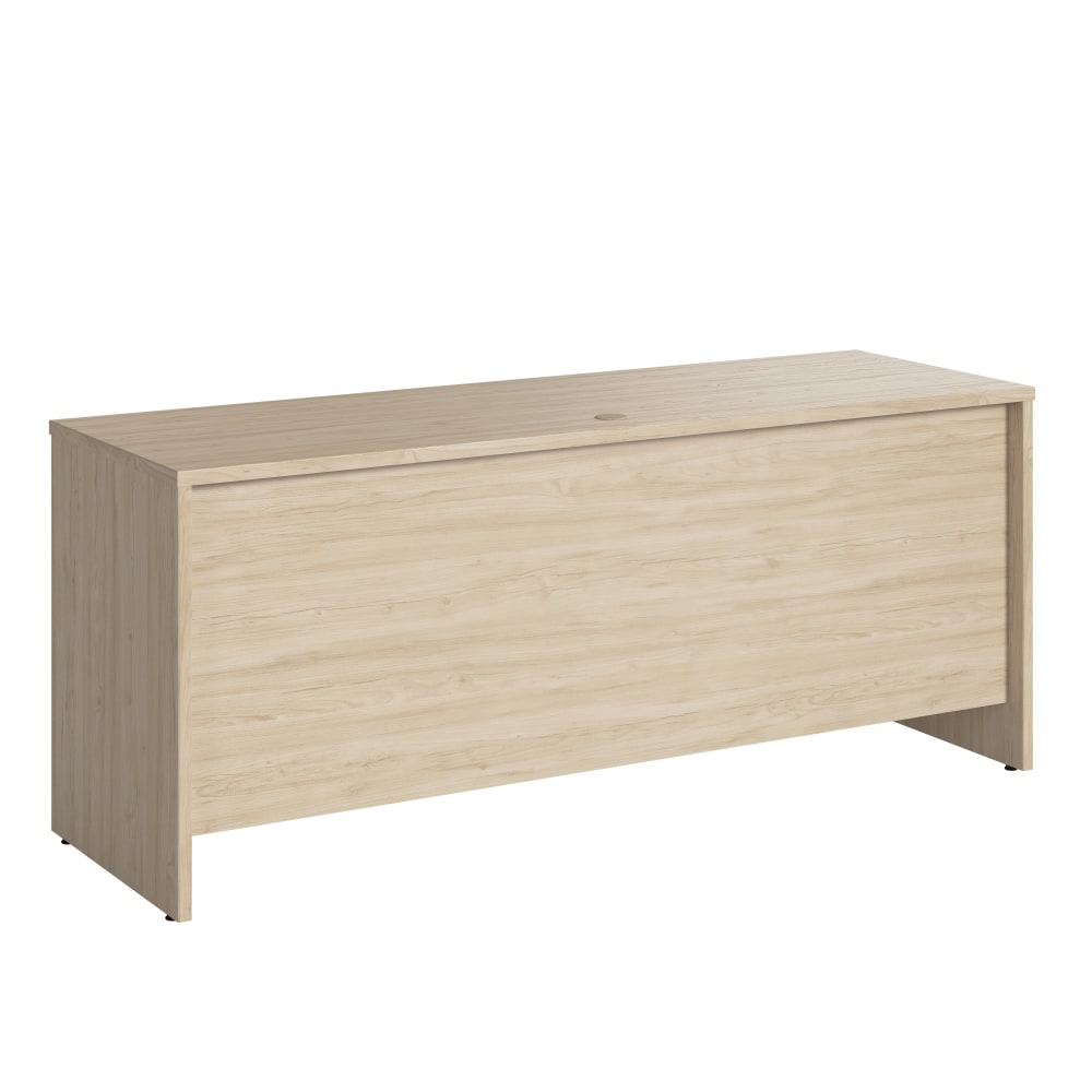 Bush Business Furniture Studio C 72inW Credenza Computer Desk, Natural Elm, Standard Delivery MPN:SCD372NE