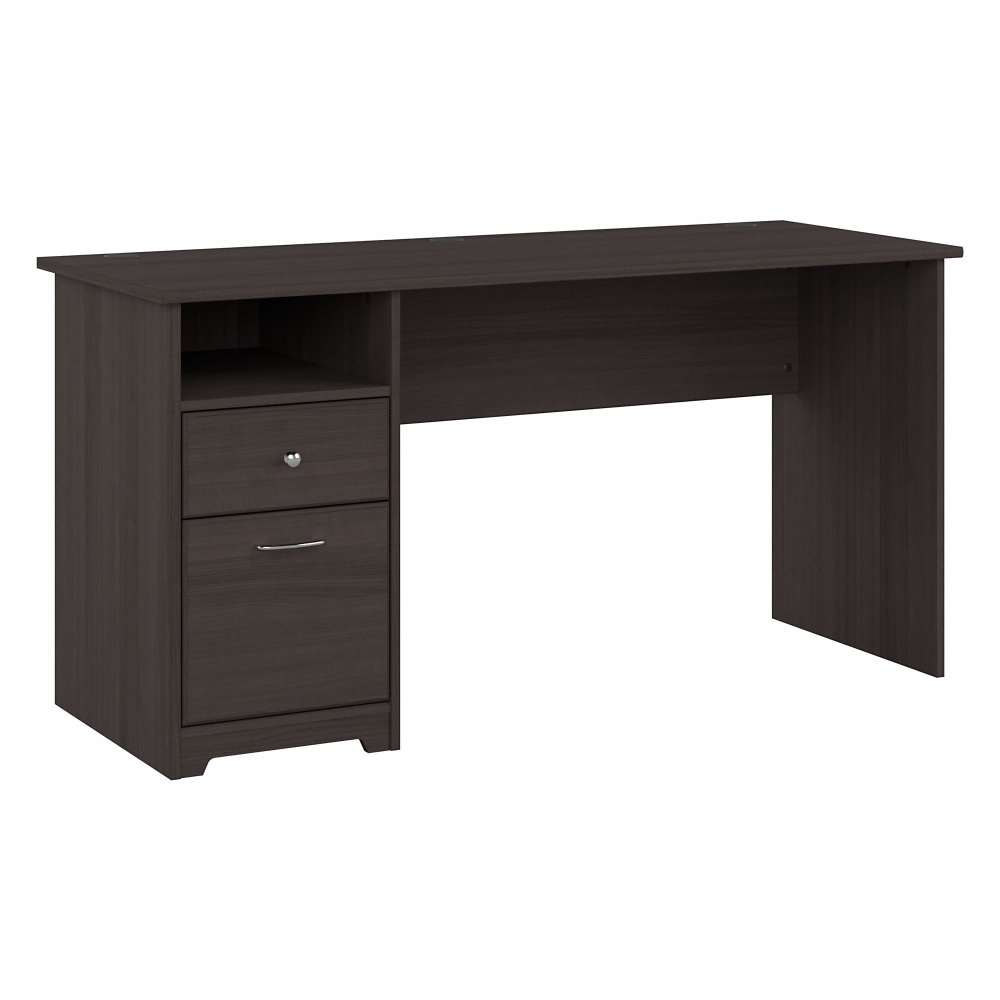 Bush Furniture Cabot 60inW Computer Desk With Drawers, Heather Gray, Standard Delivery MPN:WC31760