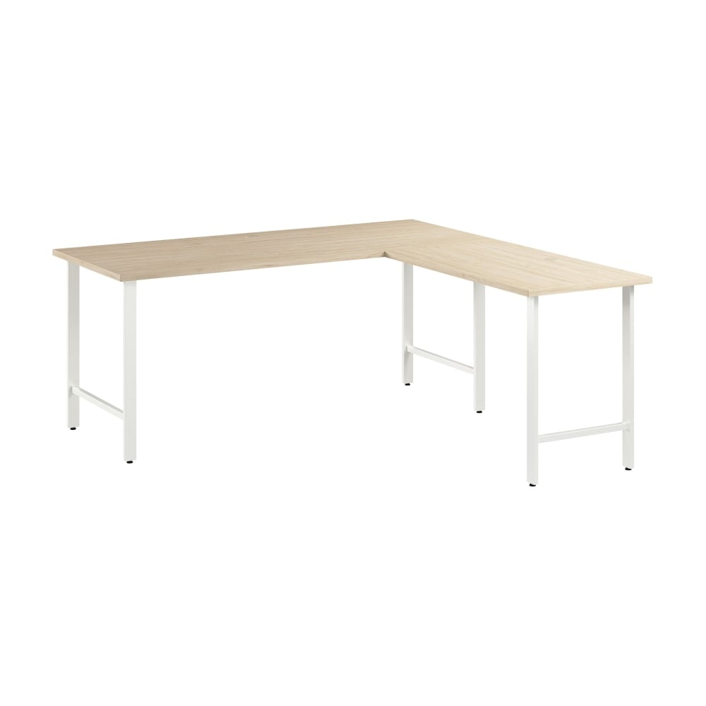 Bush Business Furniture Hustle 72inW L-Shaped Computer Desk With Metal Legs, Natural Elm, Standard Delivery, HUS001NE MPN:HUS001NE