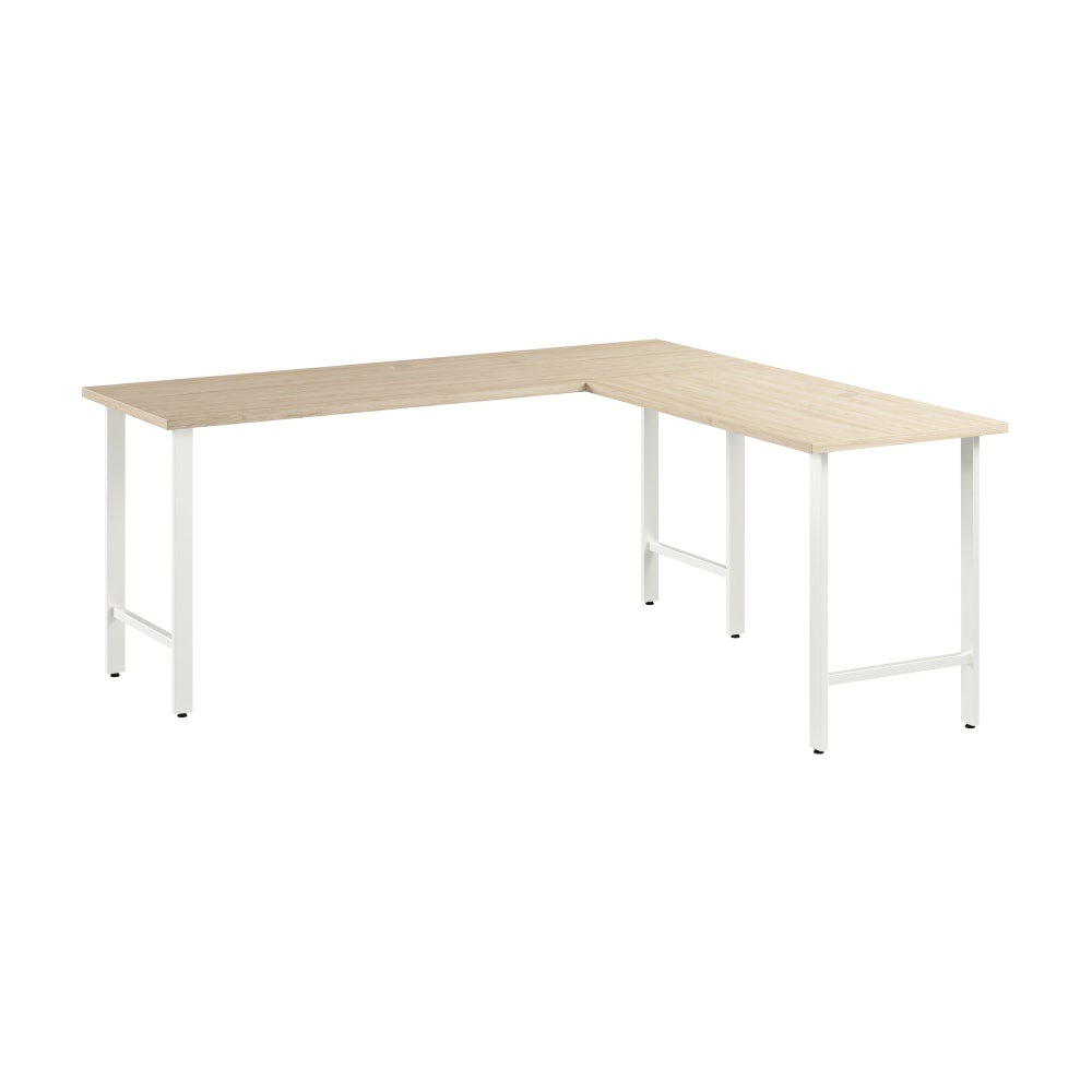 Bush Business Furniture Hustle 72inW L-Shaped Computer Desk With Metal Legs, Natural Elm, Standard Delivery, HUS002NE MPN:HUS002NE
