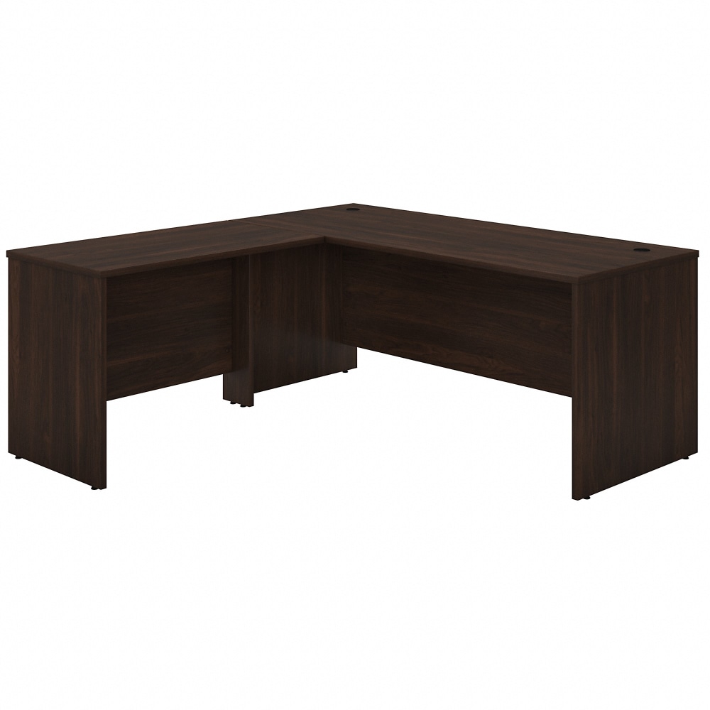 Bush Business Furniture Studio C 72inW L-Shaped Corner Desk With Return, Black Walnut, Standard Delivery MPN:STC049BW