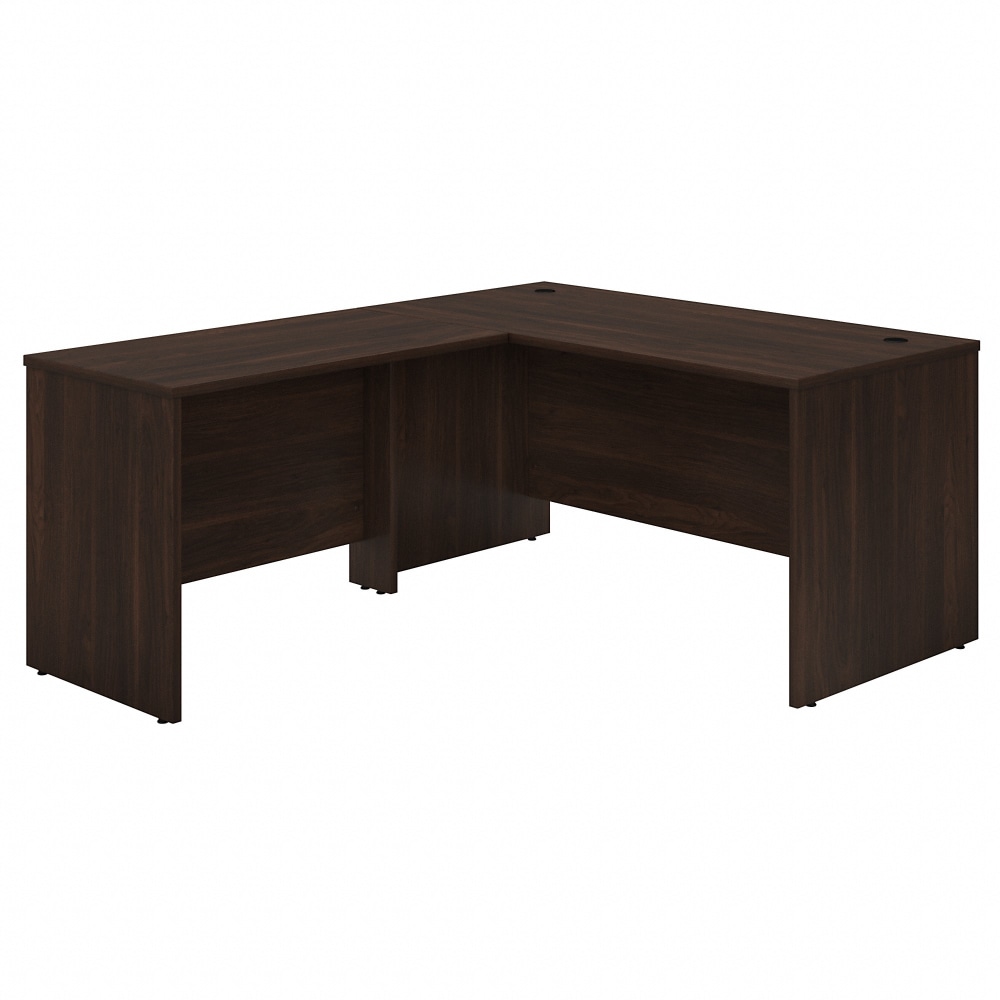 Bush Business Furniture Studio C 60inW L-Shaped Corner Desk With Return, Black Walnut, Standard Delivery MPN:STC050BW
