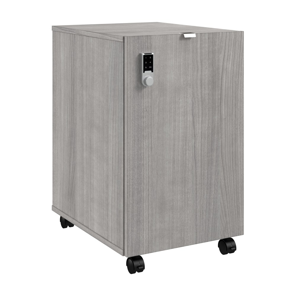 Bush Business Furniture Assure Mobile File Cabinet with Drawers and Keypad Lock, Platinum Gray, Standard Delivery MPN:AUS216PGSU