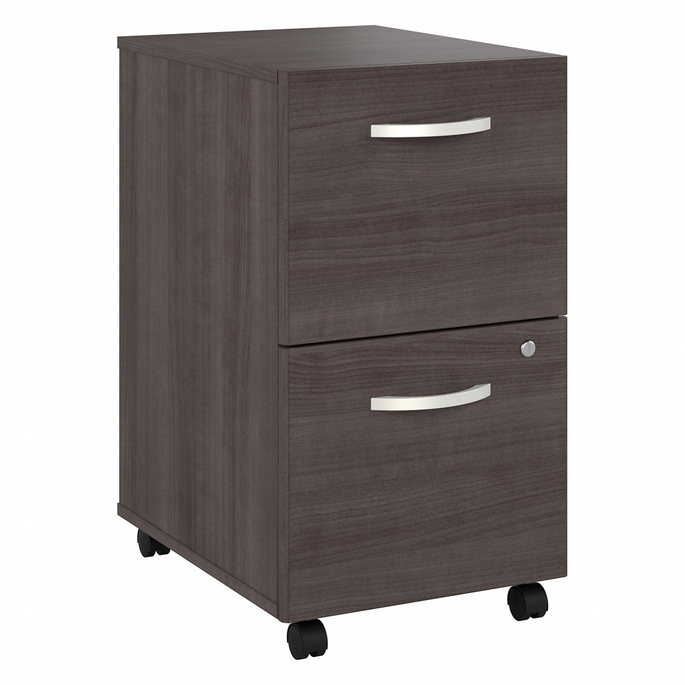 Bush Business Furniture Hybrid 28inD Vertical 2-Drawer Mobile File Cabinet, Storm Gray, Delivery MPN:HYF116SGSU-Z