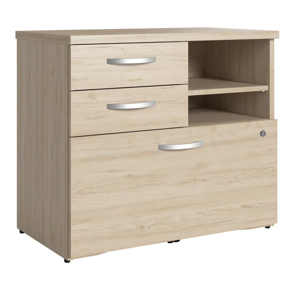 Bush Business Furniture Studio C 29-3/4inW x 16-15/16inD Lateral 3-Drawer Office Storage Cabinet - SCF130NESU MPN:SCF130NESU