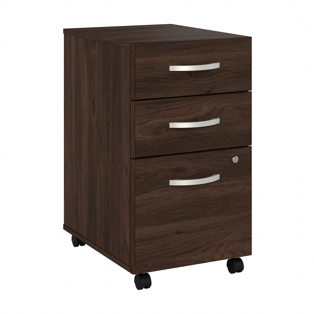 Bush Business Furniture Studio C 21inD Vertical 3-Drawer Mobile File Cabinet, Black Walnut, Delivery MPN:SCF216BWSU