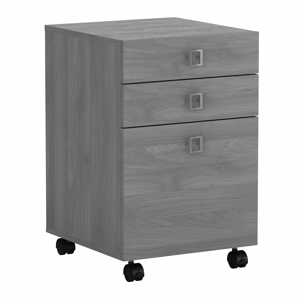 Bush Business Furniture Echo 17inD Vertical 3-Drawer Mobile File Cabinet, Modern Gray, Delivery MPN:KI60401-03