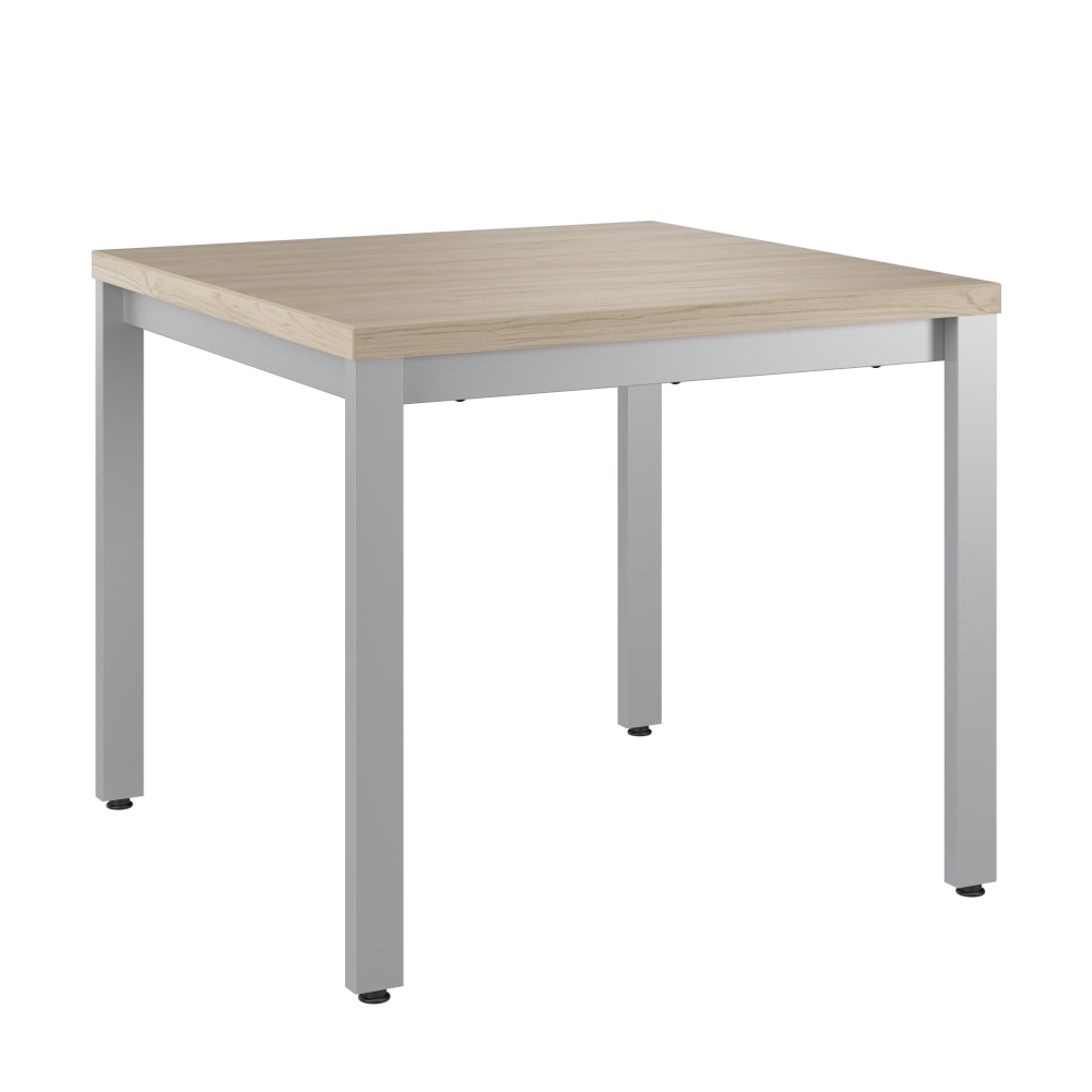 Bush Business Furniture Arrive Waiting Room End Table, 20-1/16inH x 23-3/8inW x 23-3/8inD, Natural Elm MPN:AVT124NE