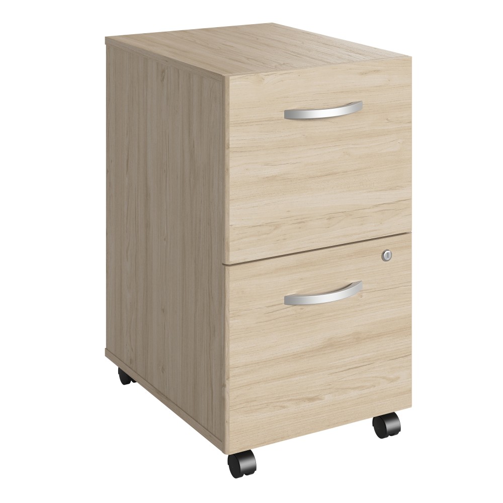 Bush Business Furniture Studio C 2-Drawer Mobile File Cabinet, Natural Elm, Standard Delivery MPN:SCF116NESU