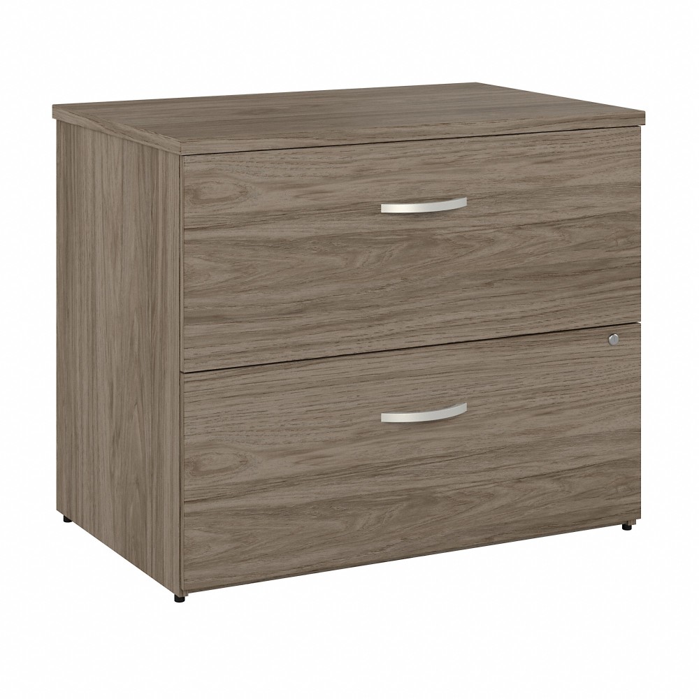 Bush Business Furniture Studio C 35-2/3inW x 23-1/3inD 2-Drawer Lateral File Cabinet, Modern Hickory, Standard Delivery MPN:SCF136MHSU