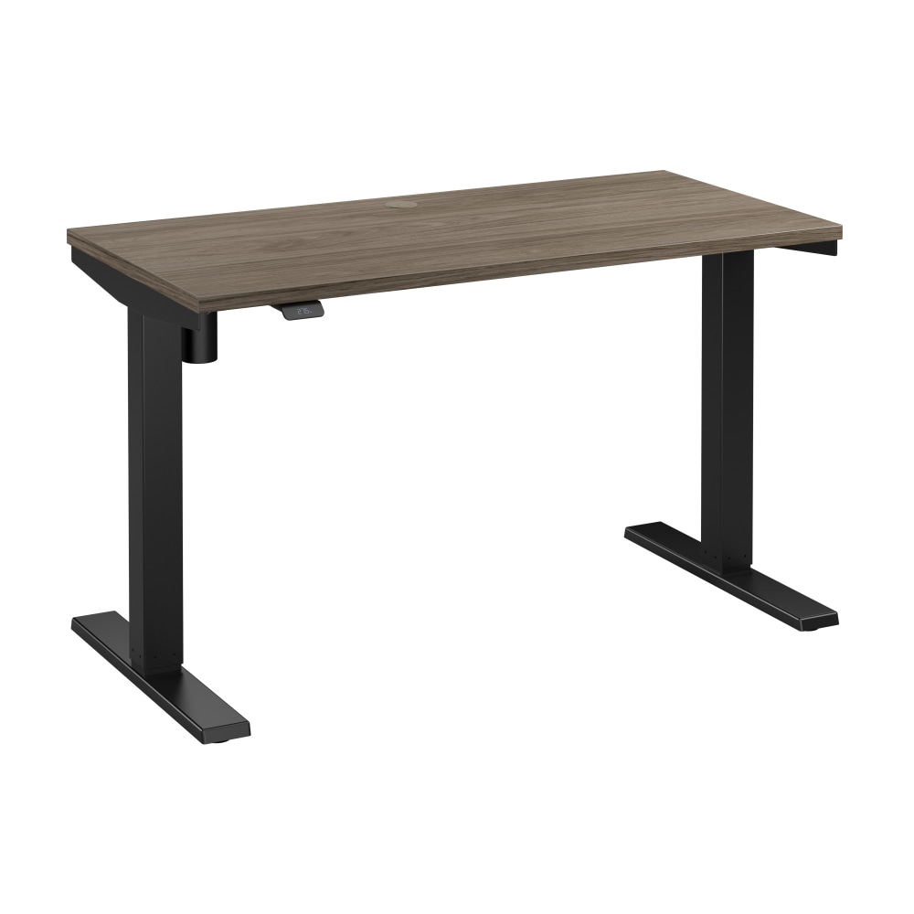 Bush Business Furniture Move 40 Series Electric 48inW x 24inD Electric Height-Adjustable Standing Desk, Modern Hickory/Black, Standard Delivery MPN:M4S4824MHBK